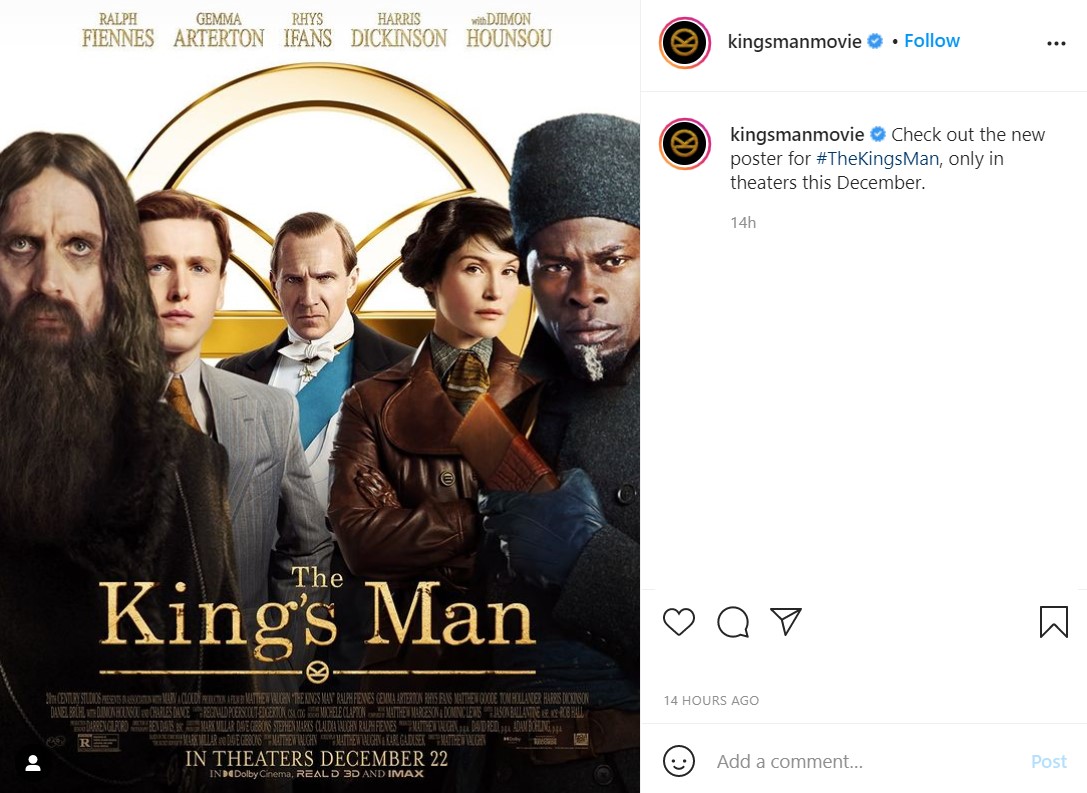 『キングスマン』最新作、超危険な予告編着弾！過激なバイオレンス・アクションを披露!!